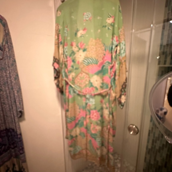 Spell Cloud Dancer Long Kimono with belt - GUC OS - Picture 7 of 12